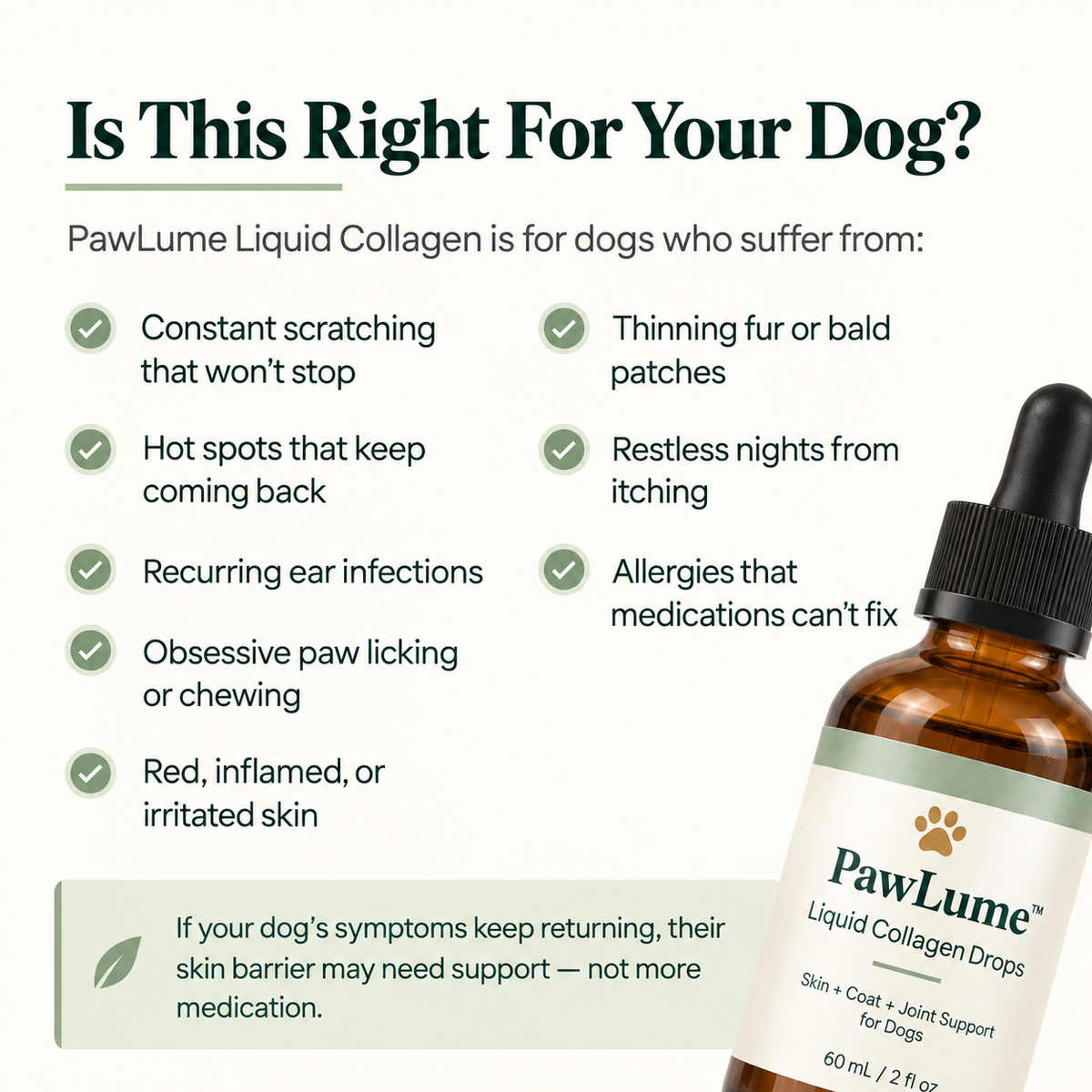 PawLume Liquid Collagen Drops for Dogs